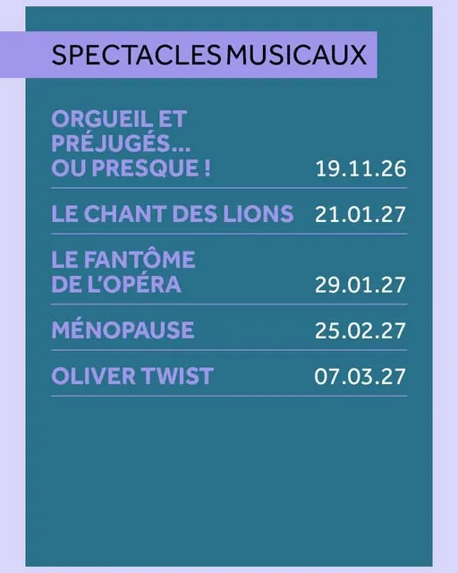 SPECTACLES MUSICAUX