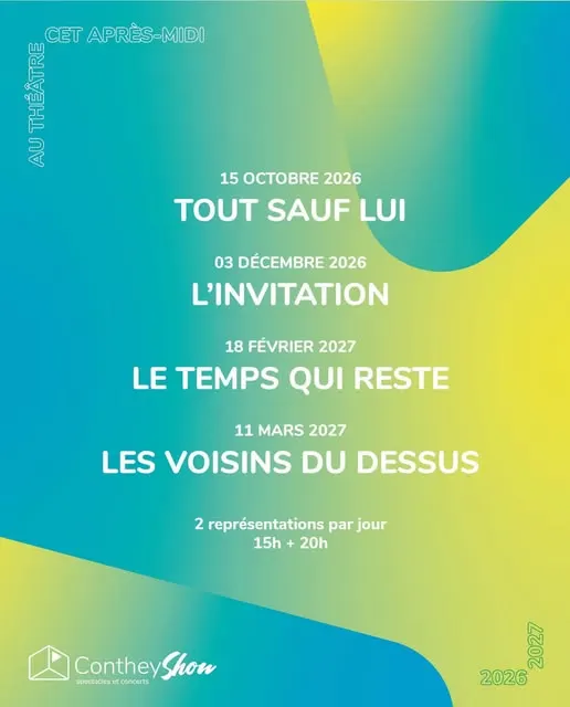 4 comédies pour 1 abonnement à prix de ouf ! En après-midi ou soirée ;)