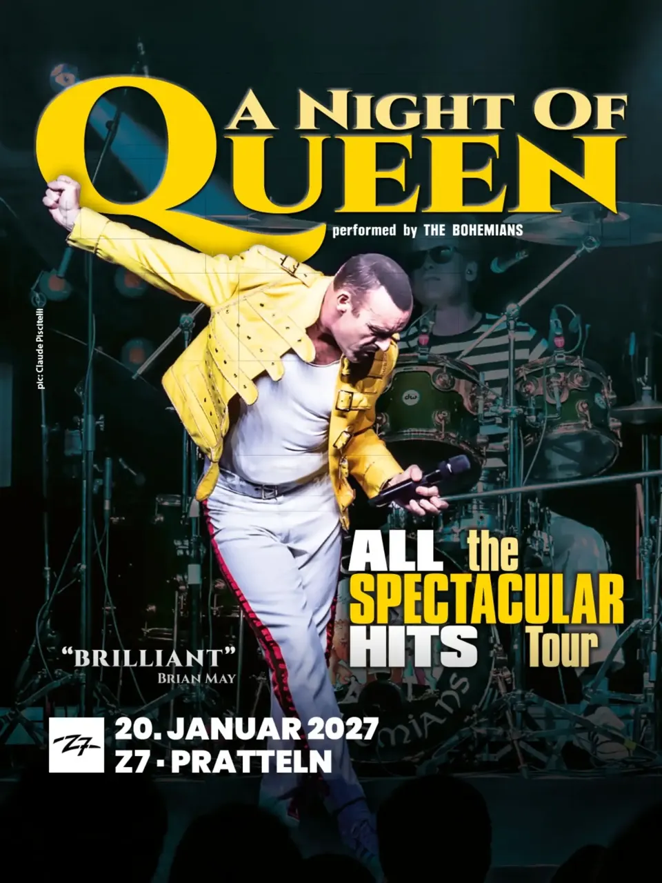 Frisch bestätigt: Mit The Bohemians kehrt die Magie von Queen auf die Z7-Bühne zurück....