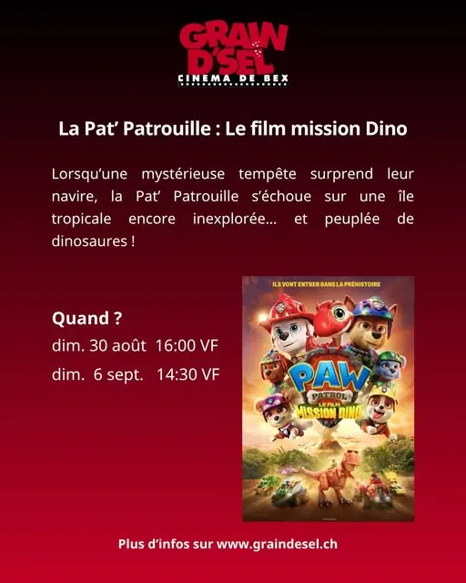 🎬 La Pat’ Patrouille : Le film mission Dino