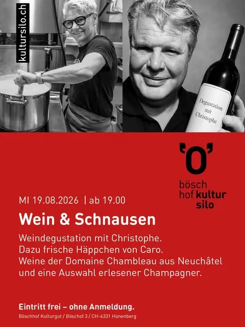 Unser Freund Christophe Merkli lädt am Mittwoch, 19. August, ab 19:00 Uhr zu einer...
