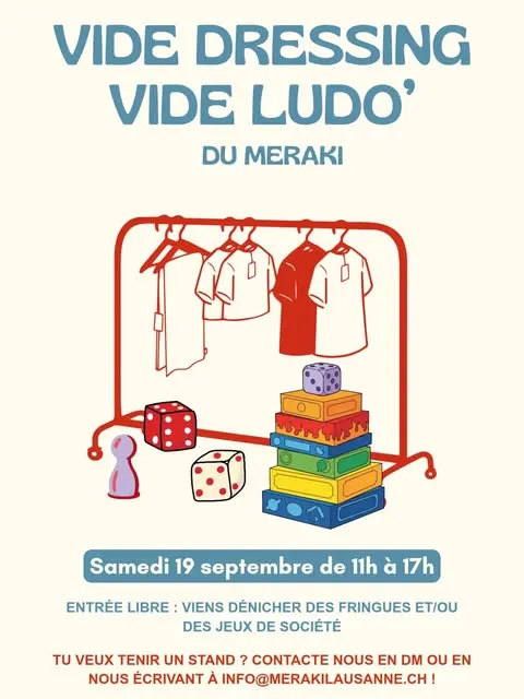 Vide-dressing 👚👖 & Vide-ludothèque 🎲🃏