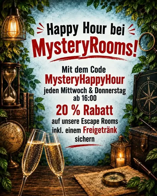 Feierabend, Alltagstrott? Nicht mit uns! 🕵️‍♂️🥂