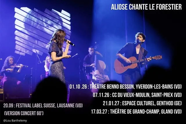 Ne manquez pas notre spectacle “Aliose chante Le Forestier” pour lequel nous avons laissé...