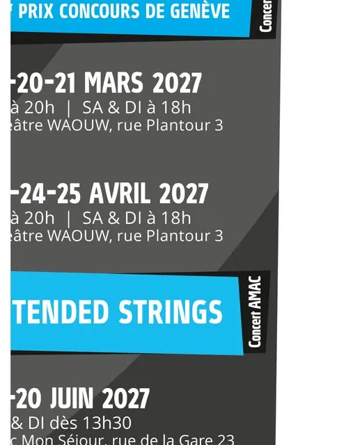 Retrouvez tous nos spectacles sur waouw.ch !