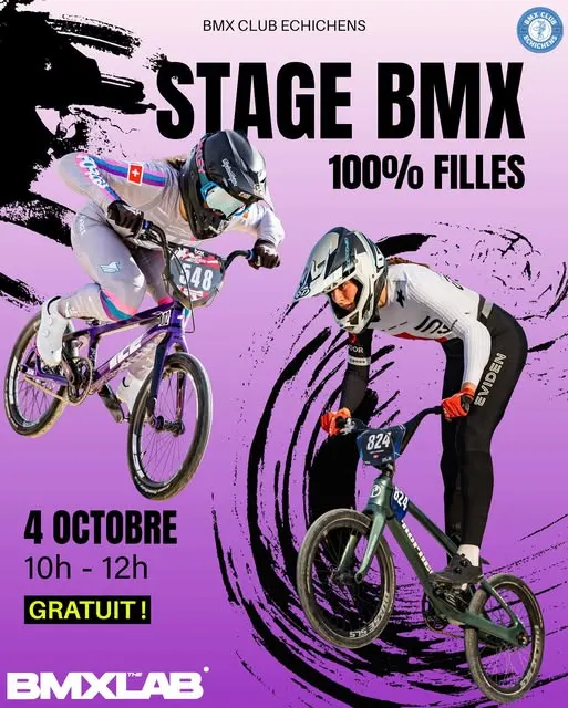 Le Stage BMX 100% filles est de retour 🚴‍♀️✨