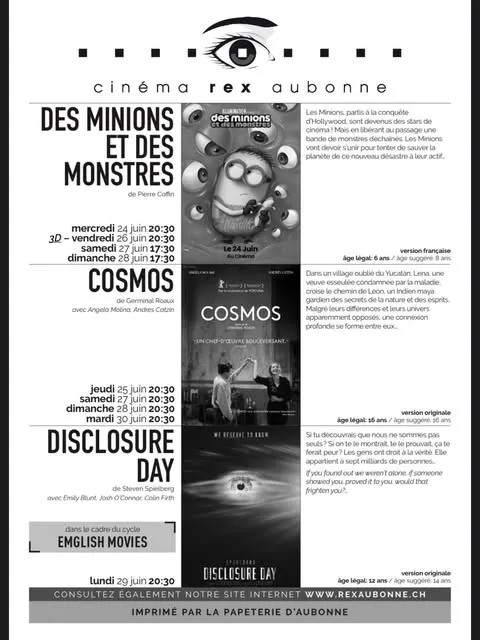 Voici le nouveau programme !👽