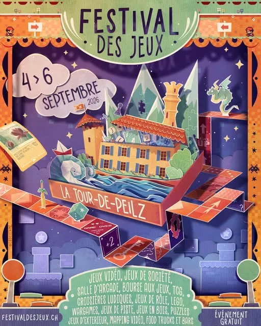 Le Festival des Jeux de La Tour-de-Peilz sera de retour les 4, 5 et 6 septembre 2026 pour...