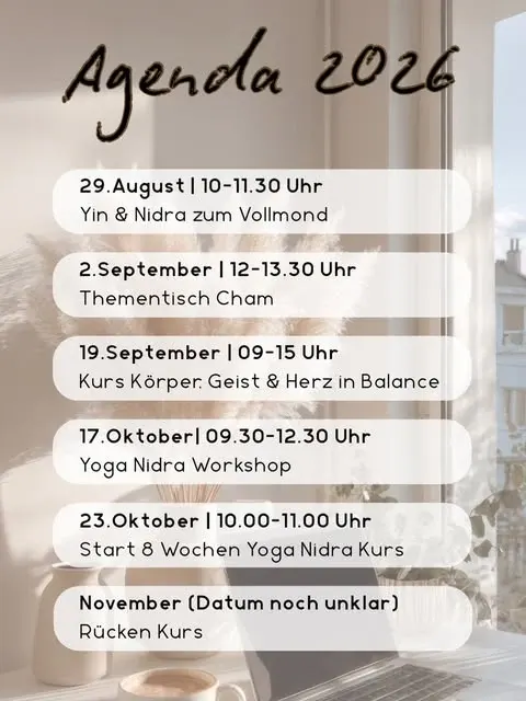 Nach einer erholsamen Auszeit freue ich mich darauf, wieder gemeinsam mit euch Momente...
