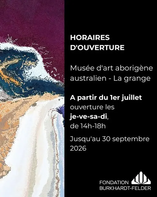 🕰️ horaires d’été pour le musée d’art aborigène australien 🙌 encore plus de jours pour...