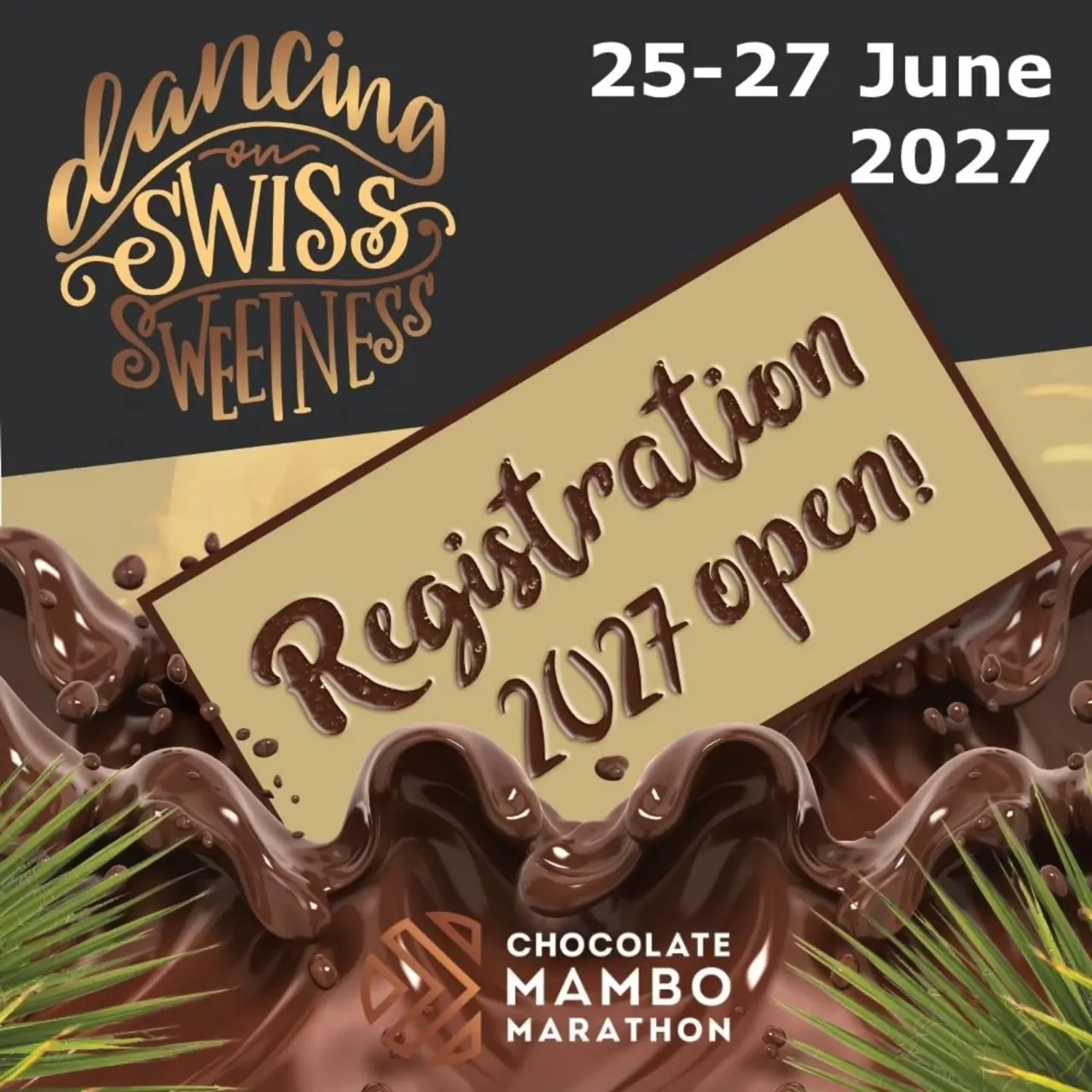 Registration for the Chocolate Mambo Marathon 2027 is Now Open!✨🍫💃🏽🕺🏾✨