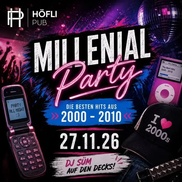 📱🎧 Zurück in die Zeit von MSN, iPods, Klapphandys und den grössten Partyhits der 2000er! 🔥