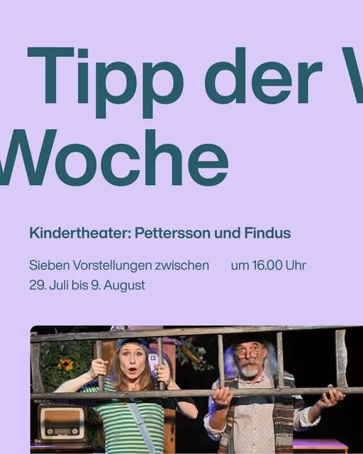 Das ist vom 29. Juli bis 9. August 2026 zu Besuch im Museumsgarten und