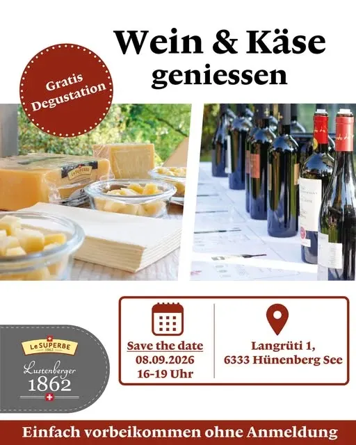 Feiner Käse, guter Wein und gemütliche Stimmung, was braucht es mehr?