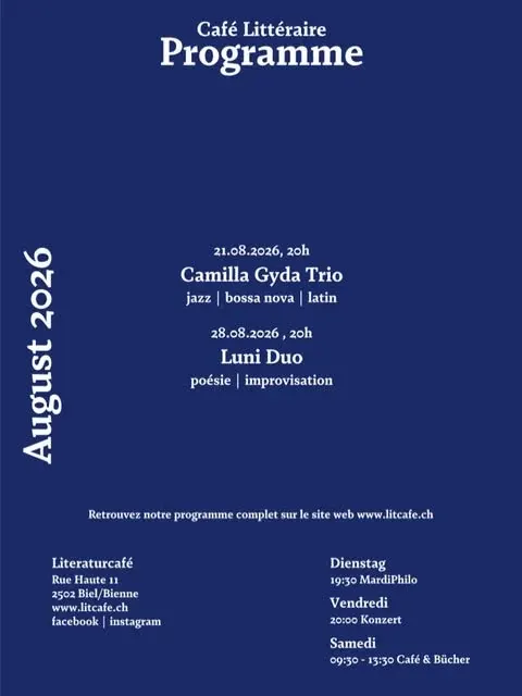 Wir freuen uns auf den Saisonstart! Voici le programme pour le mois…