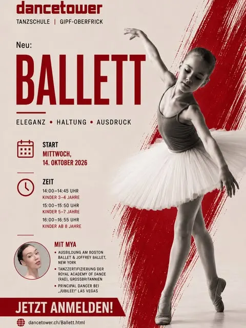 NEU: BALLETT IM DANCETOWER