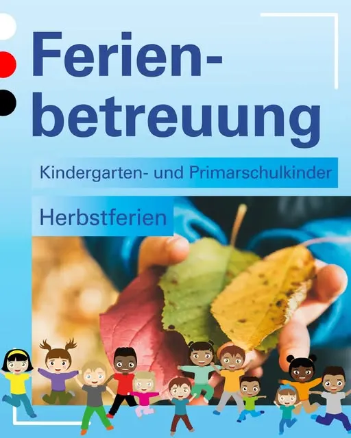 In der ersten Woche der Schulherbstferien, vom Montag, 28. September, bis und mit...