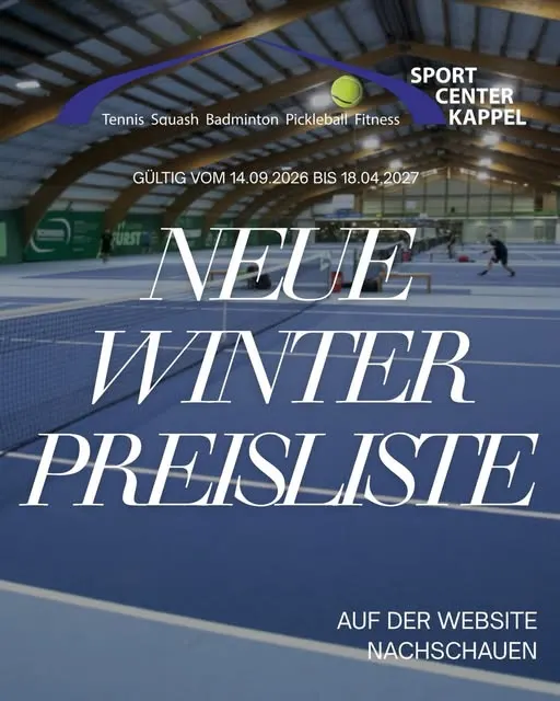 ❄️ Winterpreisliste 2026/2027