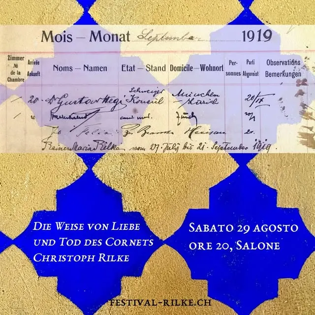 sabato 29 agosto alle ore 20 nel nostro splendido
