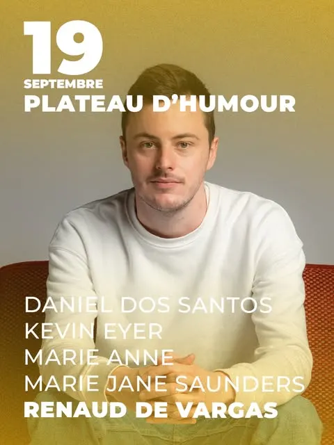 PLATEAU D’HUMOUR AVEC @jakadicomedy LE 19 SEPTEMBRE À 20H00 🎤