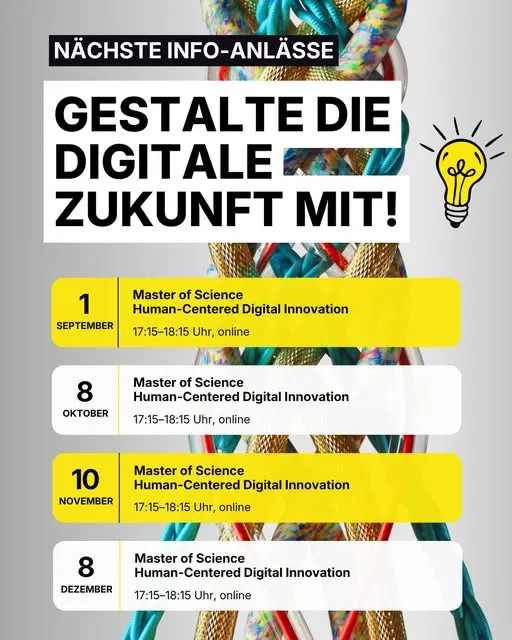 Du interessierst dich für Psychologie, Informatik, Design, Technik und Wirtschaft?