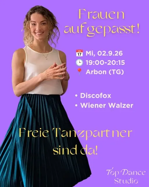 💃 Ladies aufgepasst – eure Tanzpartner warten schon! 🕺