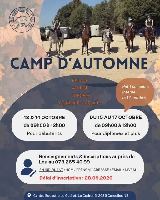 [Camp d'équitation 2026]