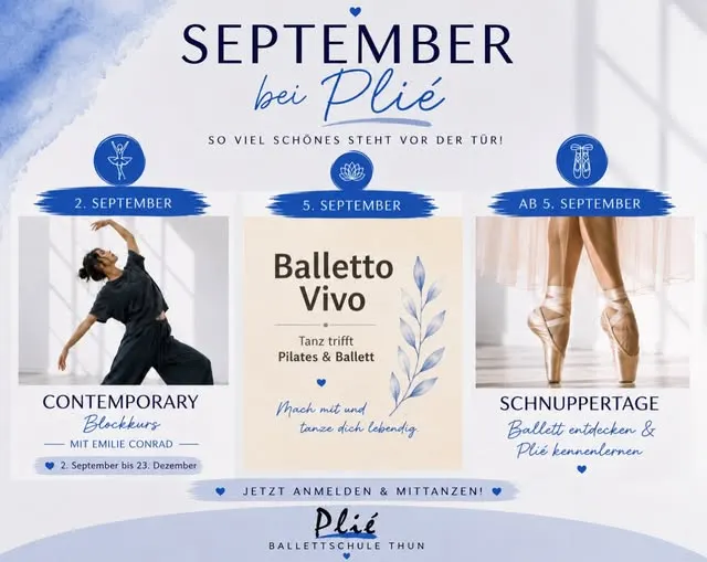 💙 SEPTEMBER BEI PLIÉ 💙