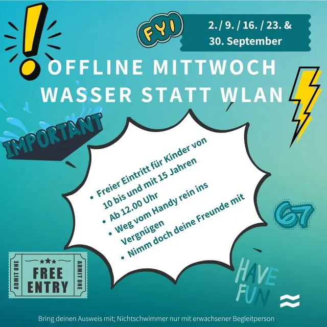 OFFLINE MITTWOCH - WASSER STATT WLAN
