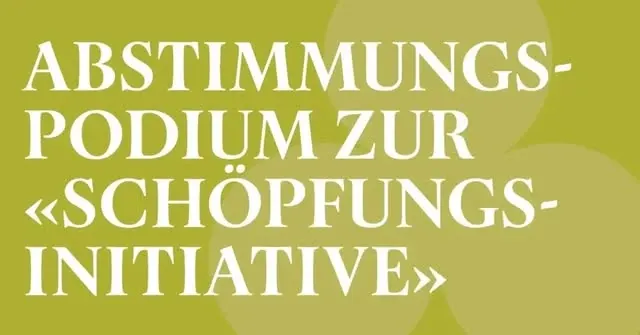 2023 lancierte ein Initiativkomitee die «Schöpfungsinitiative». Die Forderung: Die...