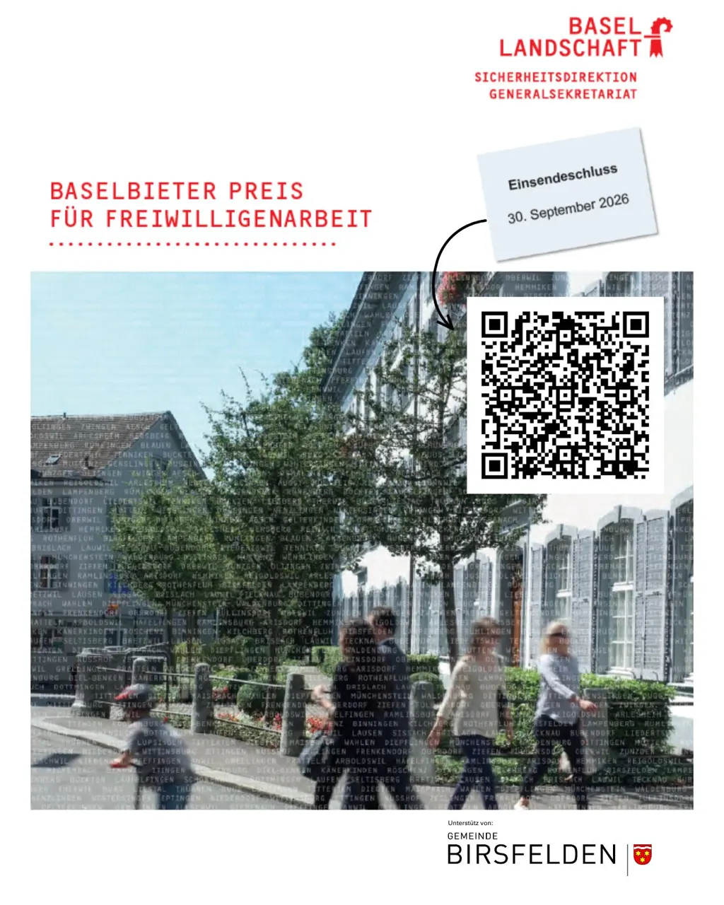 +++ Baselbieter Freiwilligenpreis 2026: Engagement sichtbar machen +++
