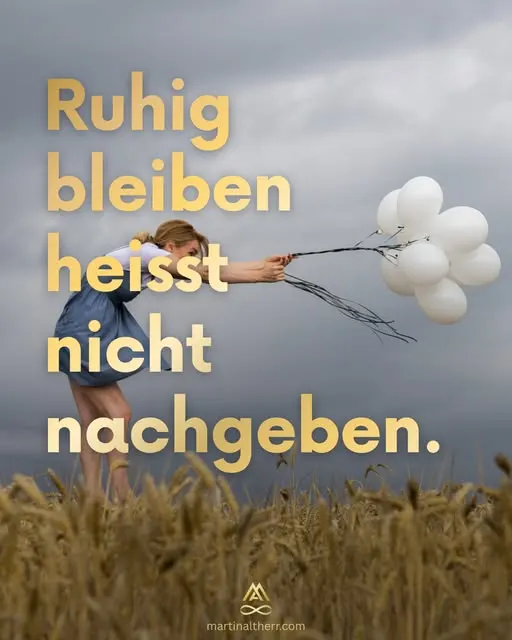 Nachzugeben fühlt sich oft an wie Frieden. Es erzeugt aber immer ein unbewusstes Gefühl,...